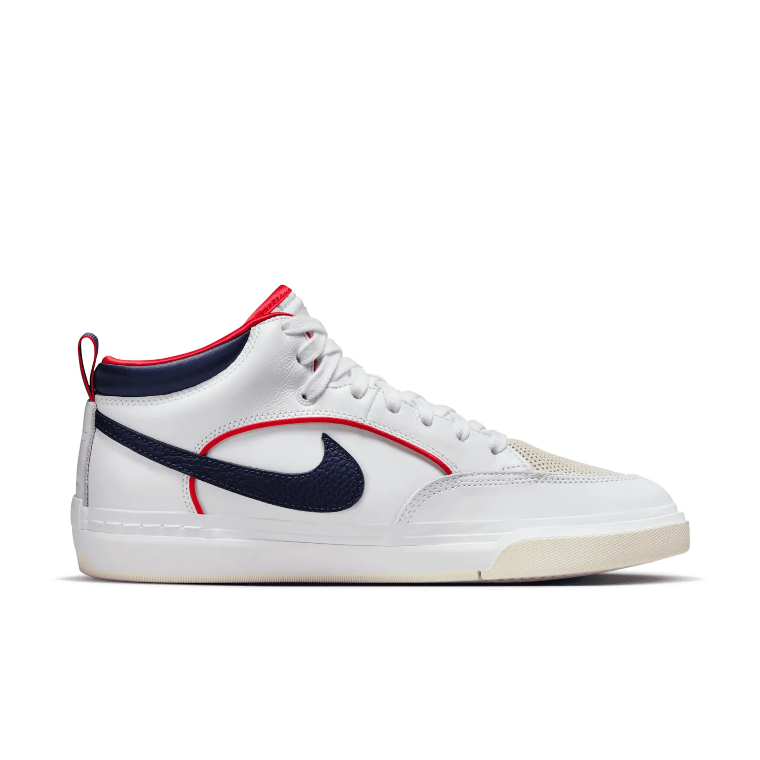 Nike SB React Leo White Midnight Navy image 3