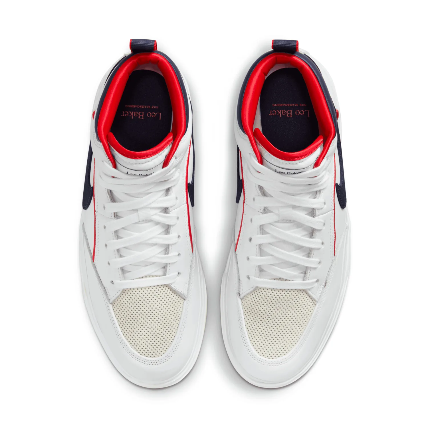 Nike SB React Leo White Midnight Navy image 4