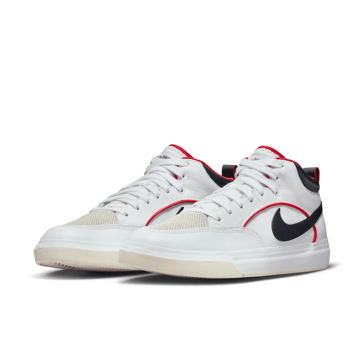 Nike SB React Leo White Midnight Navy image 5