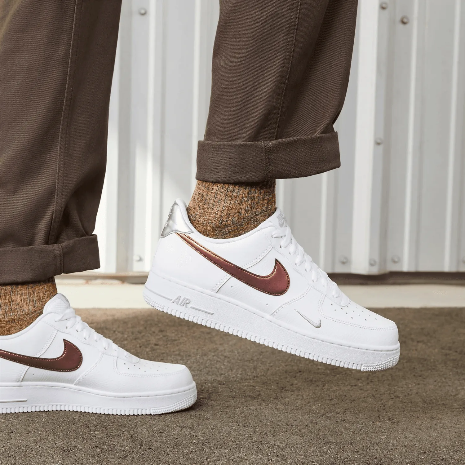 Nike Air Force 1 Low White Picante Red image 2