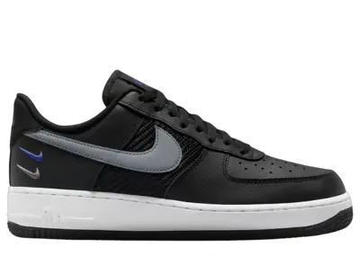 Nike Air Force 1 Low Black Flat Pewter Midnight Navy