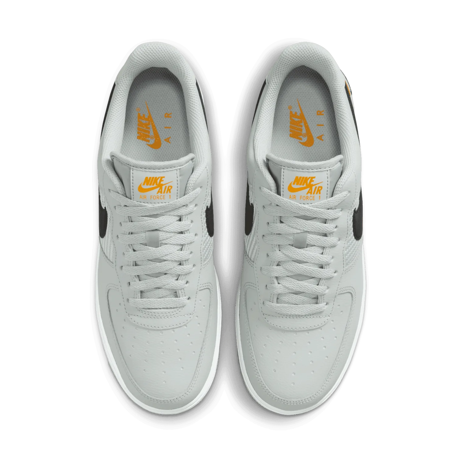 Nike Air Force 1 Low Wolf Grey Black University Gold image 3