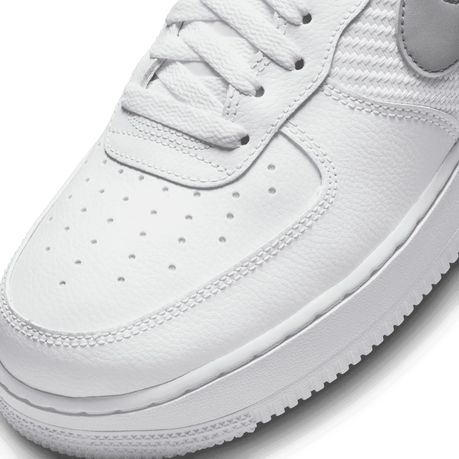 Nike Air Force 1 Low White Wolf Grey Picante Red image 7