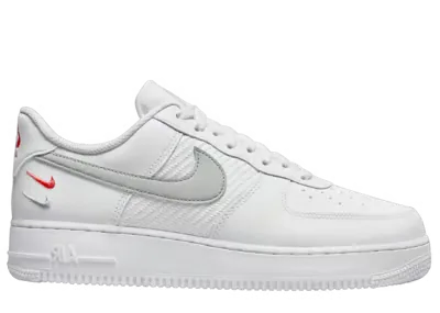 Nike Air Force 1 Low White Wolf Grey Picante Red
