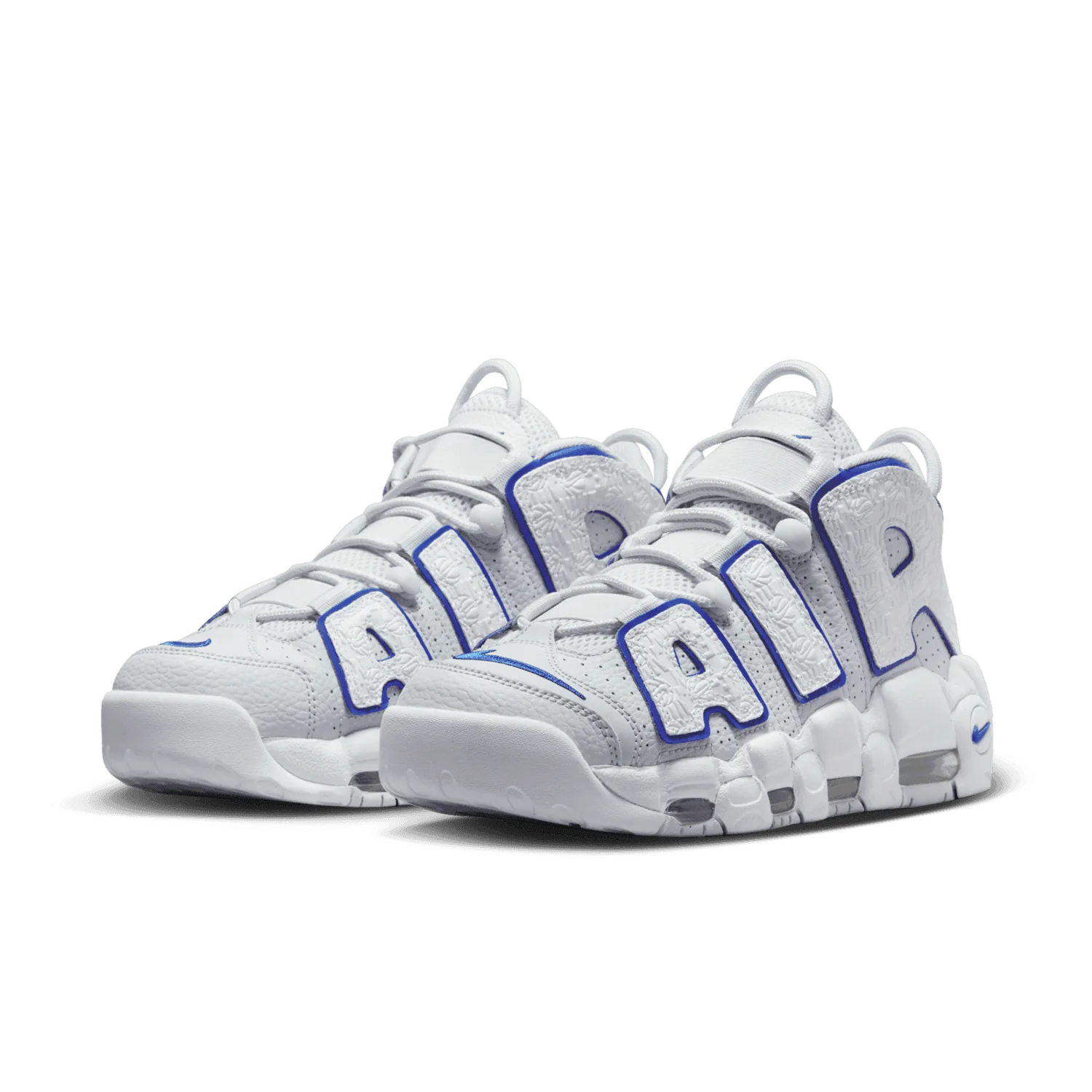 Nike Air More Uptempo White Royal Blue image 4