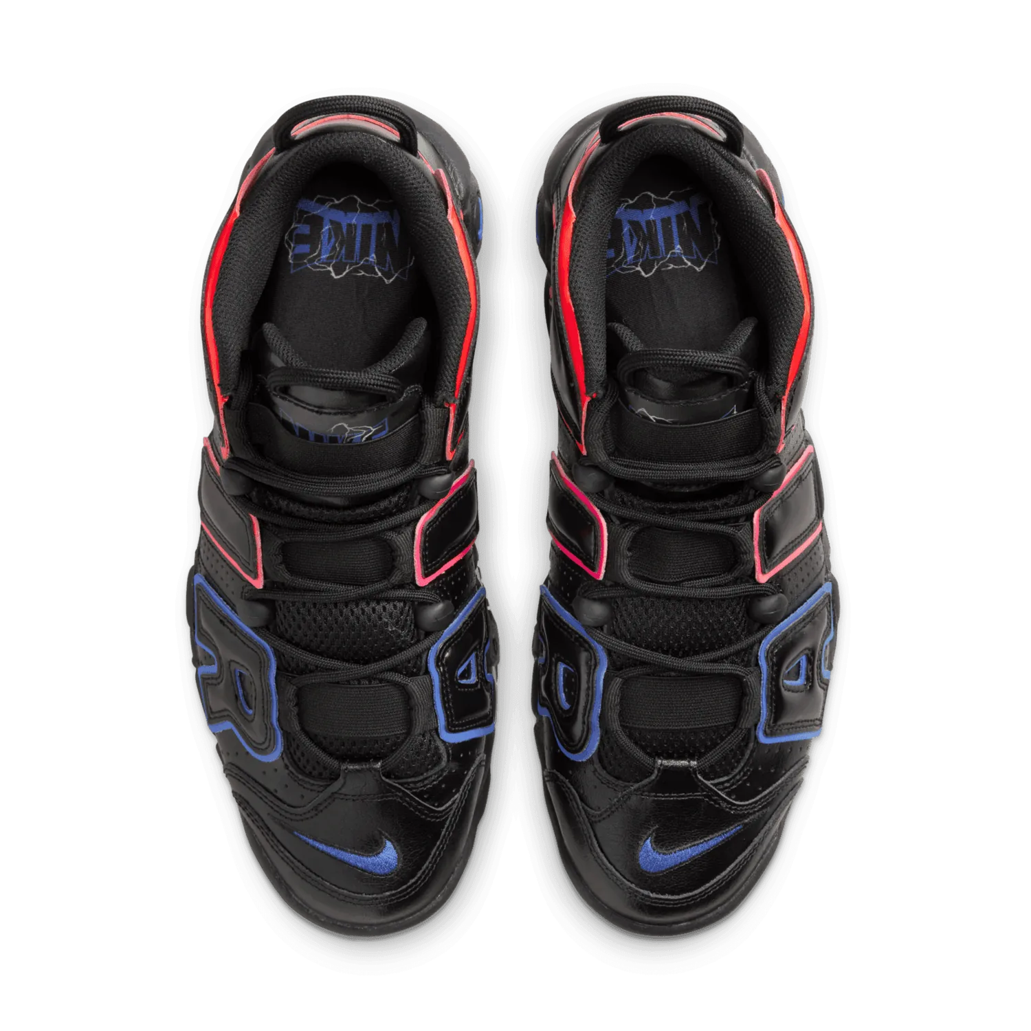 Nike Air More Uptempo Black Multi image 3