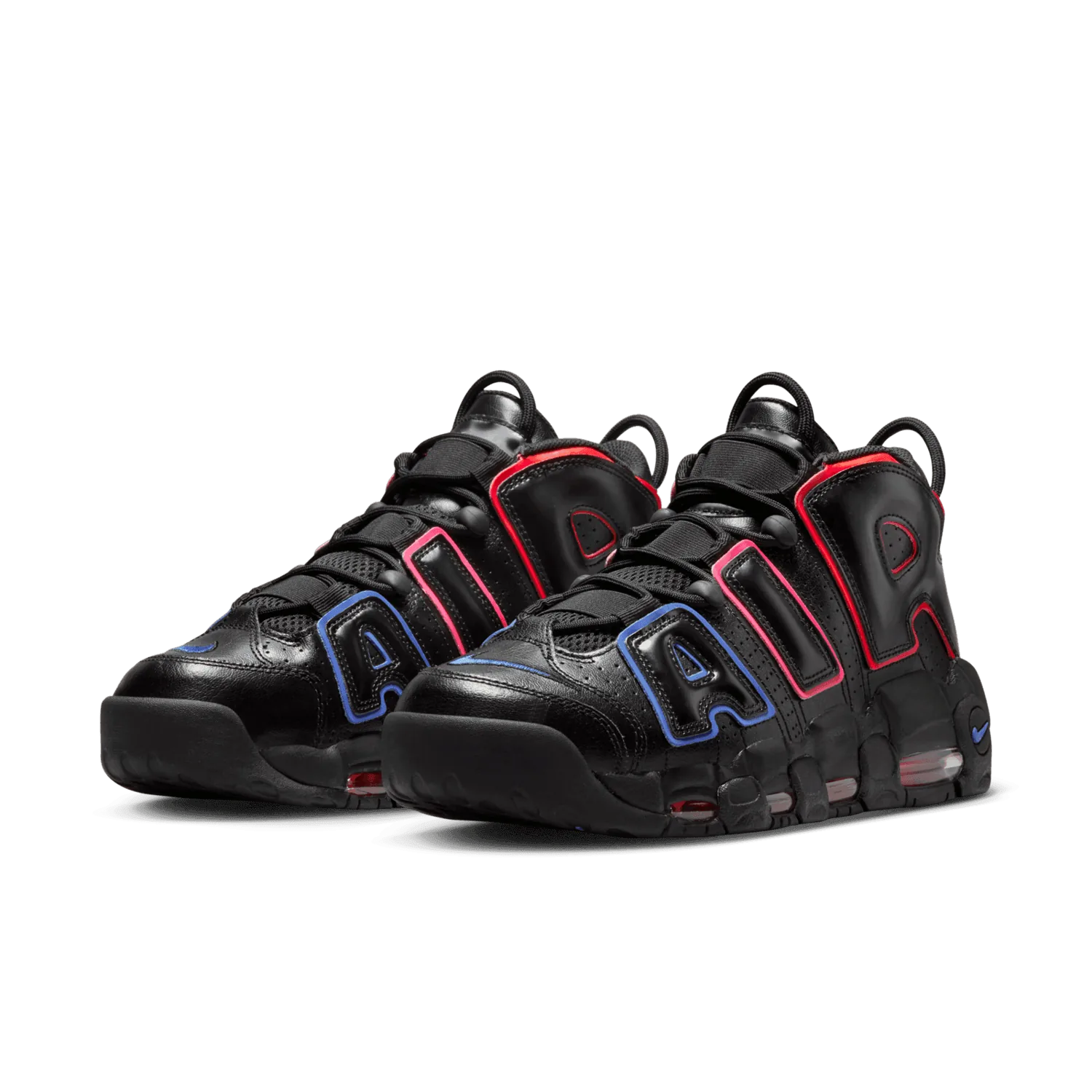 Nike Air More Uptempo Black Multi image 4
