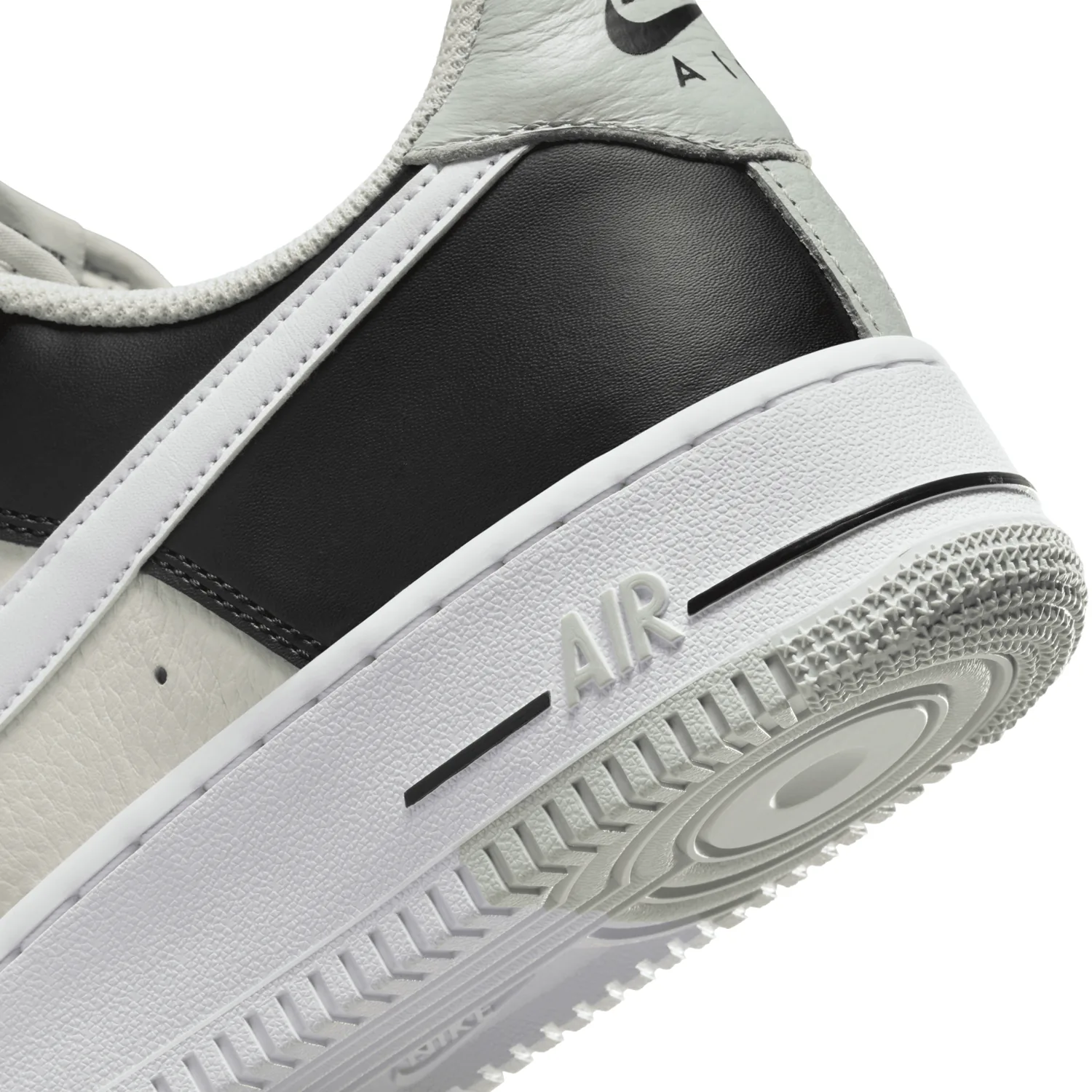 Nike Air Force 1 Low Split Black Light Silver image 3