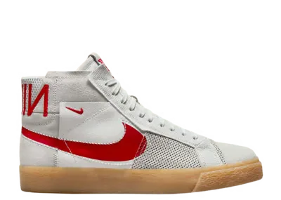 Nike SB Zoom Blazer Mid Premium Grey Red Gum