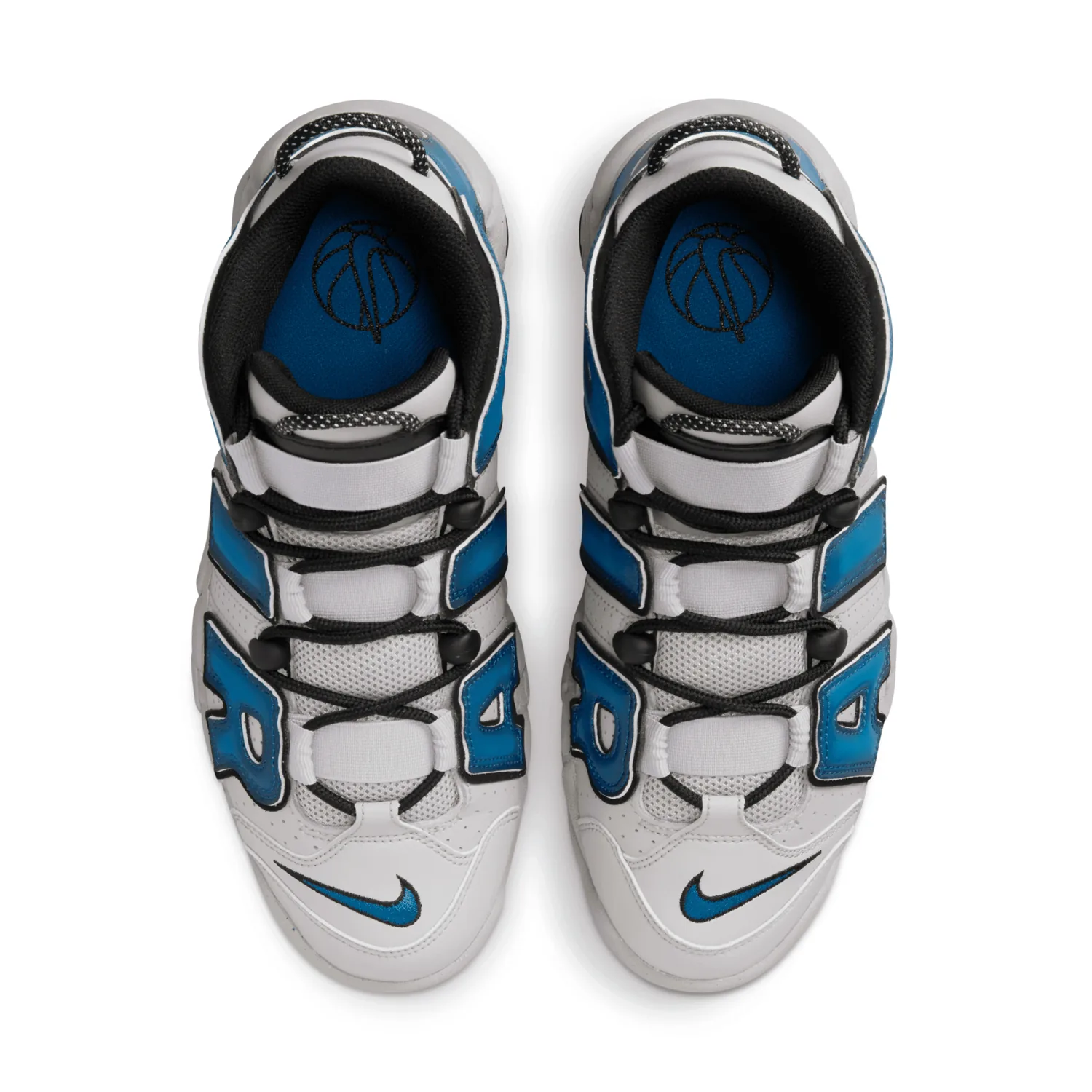 Nike Air More Uptempo Light Iron Ore Industrial Blue image 7