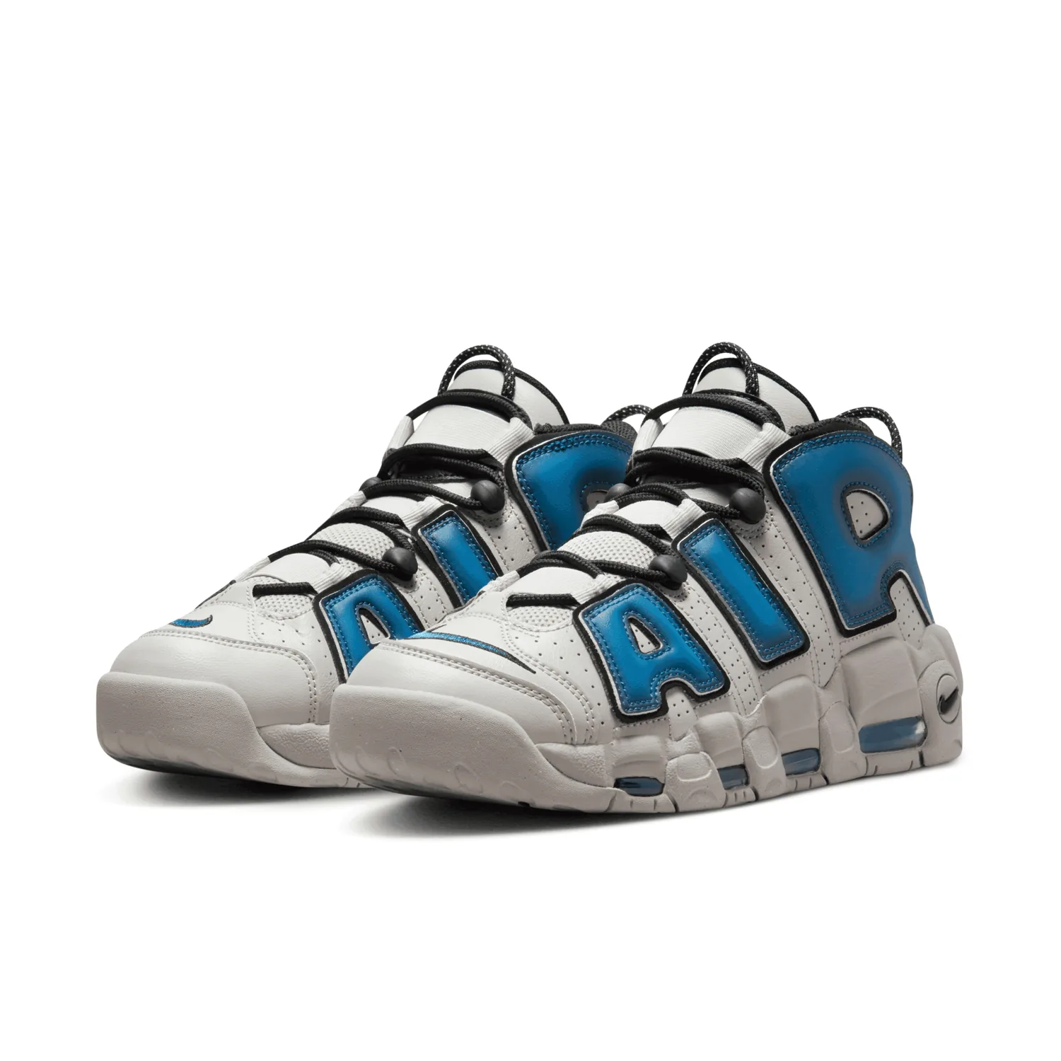 Nike Air More Uptempo Light Iron Ore Industrial Blue image 8