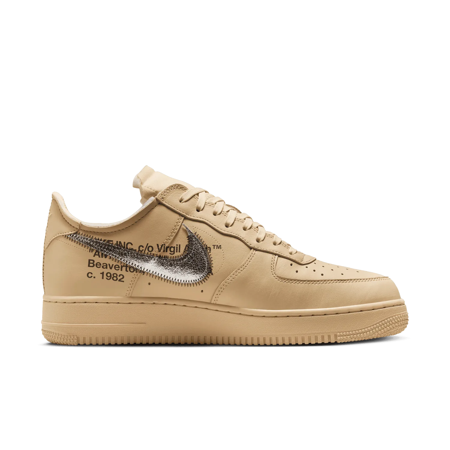 Nike Air Force 1 Low SP Virgil Abloh Sesame image 6