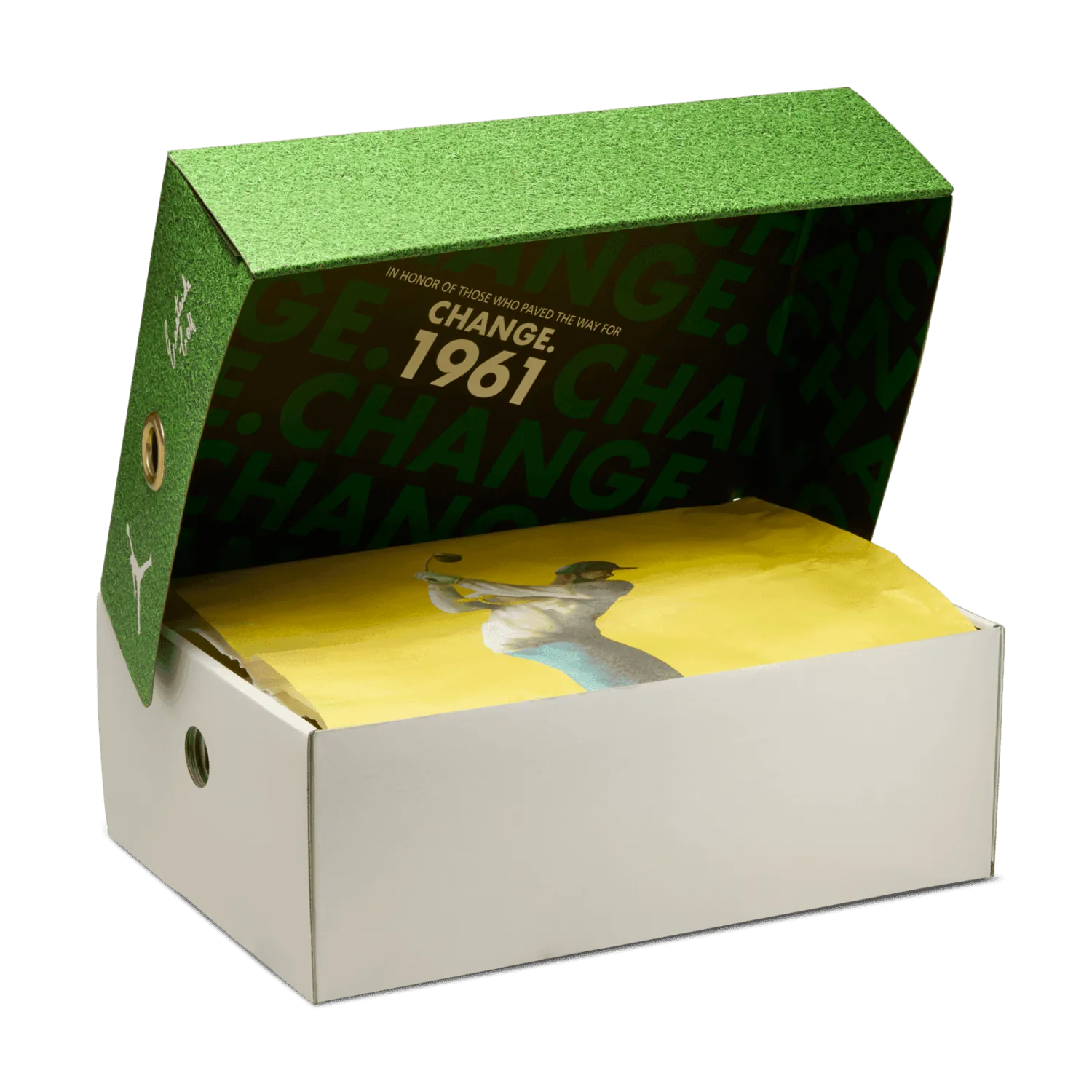 Air Jordan 1 High Eastside Golf 1961 Black Malachite image 4