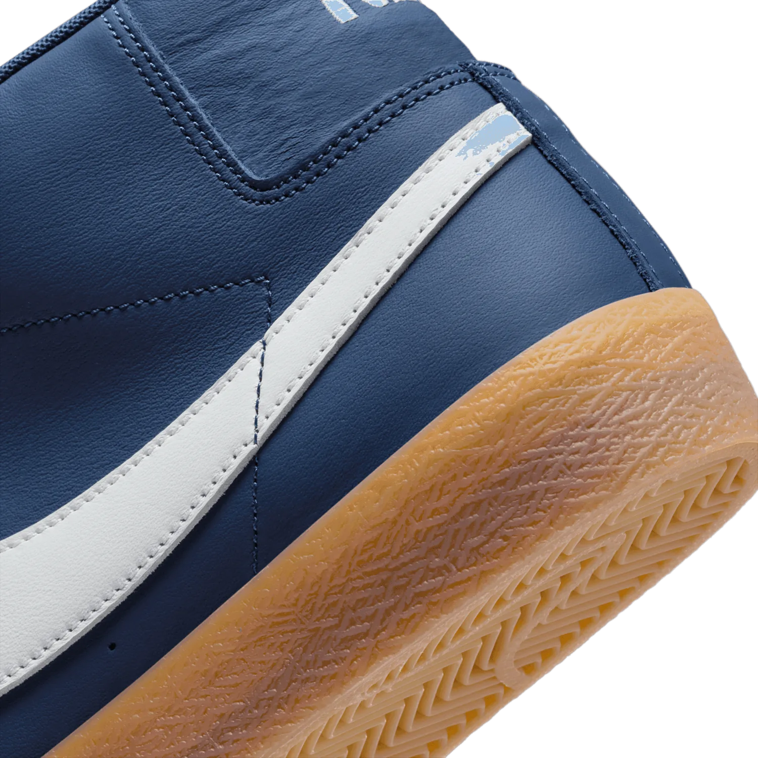 Nike SB Zoom Blazer Mid ISO Orange Label Navy Gum image 6