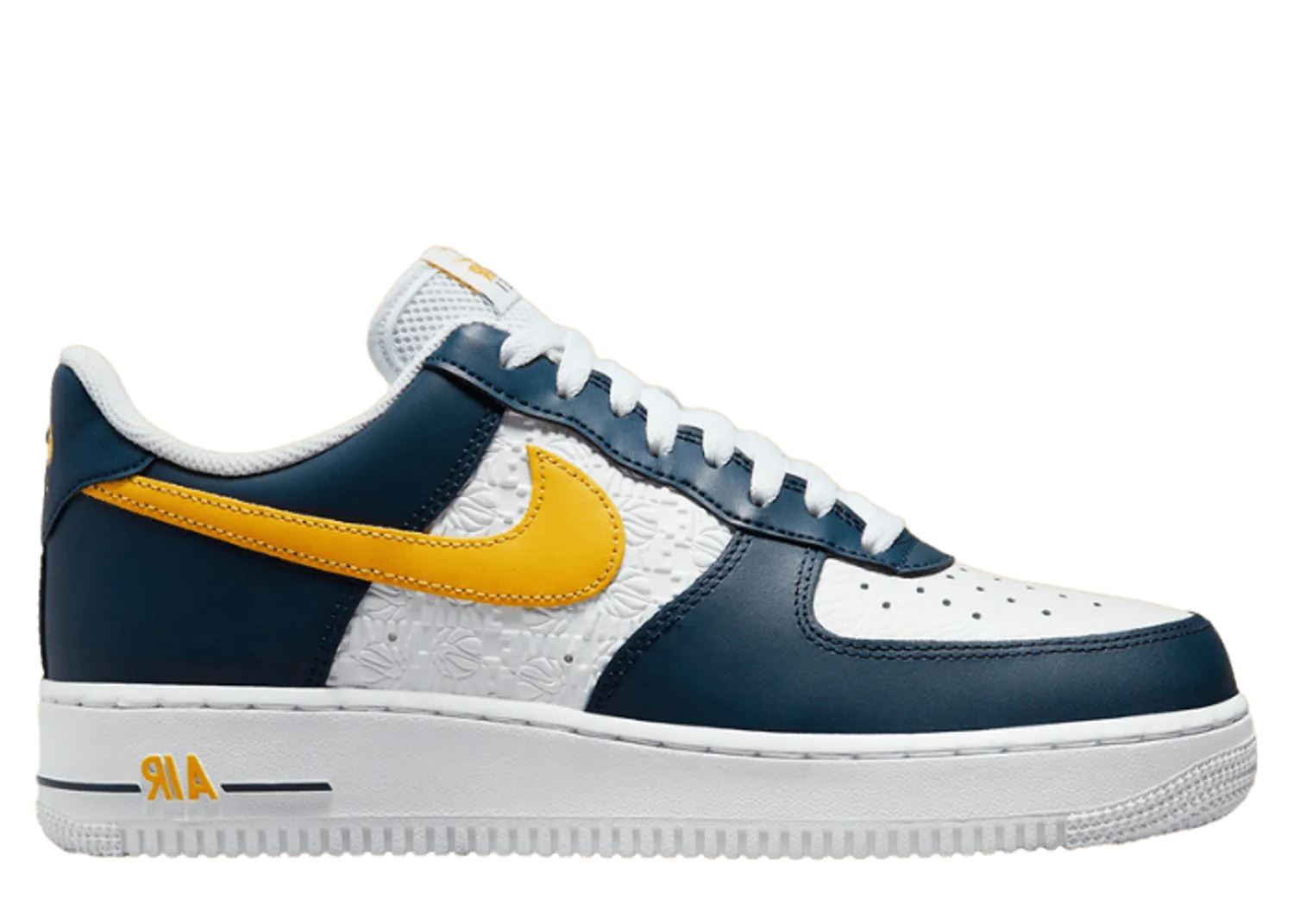Nike Air Force 1 Low EMB Dark Obsidian University Gold