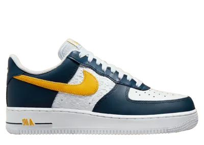 Nike Air Force 1 Low EMB Dark Obsidian University Gold