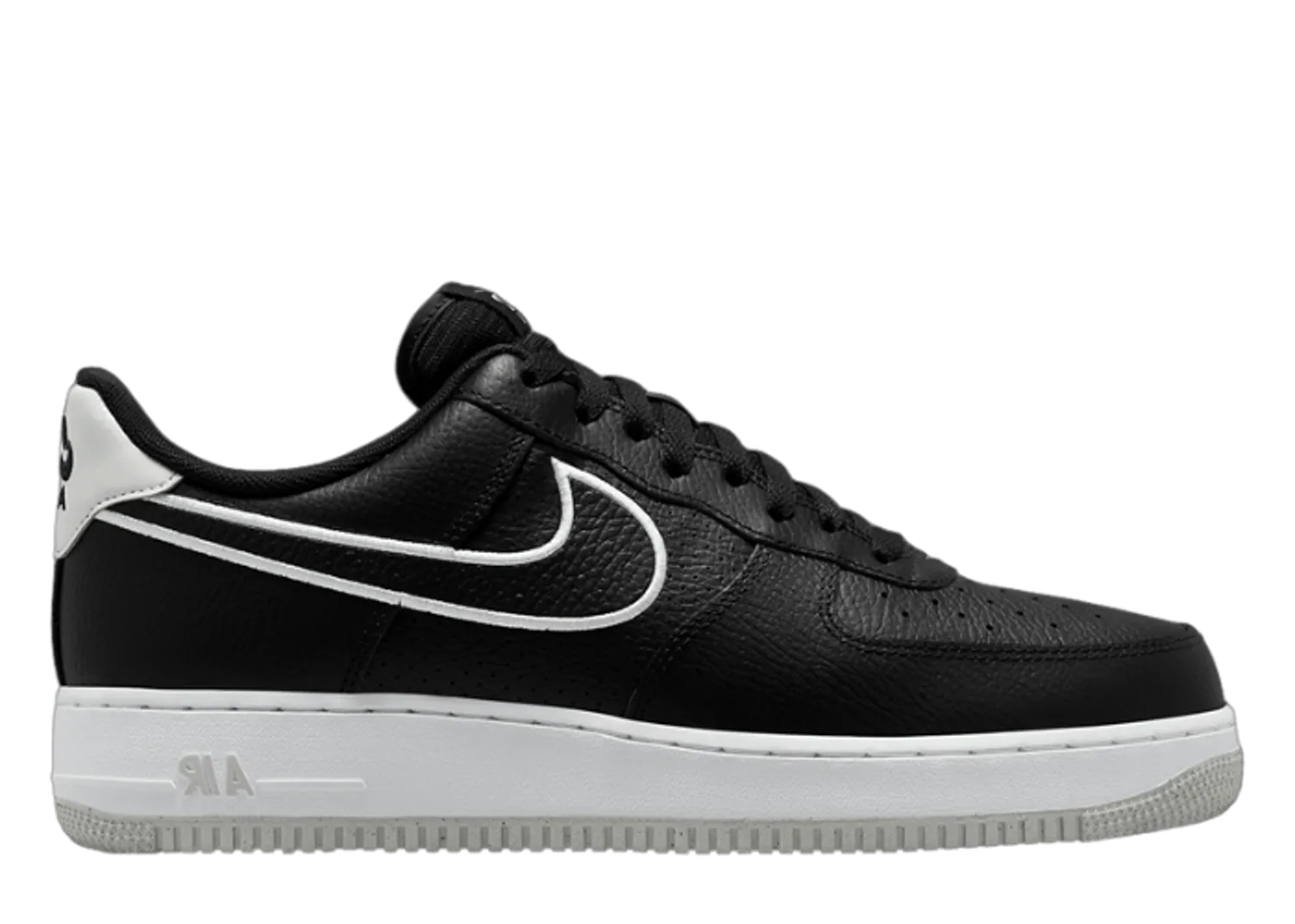 Nike Air Force 1 '07 Low Embroidered Swoosh Black White