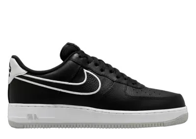 Nike Air Force 1 '07 Low Embroidered Swoosh Black White