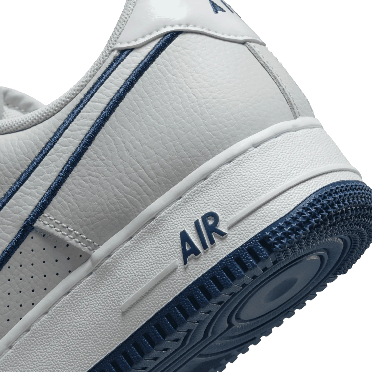 Nike Air Force 1 '07 Low Embroidered Swoosh Photon Dust Midnight Navy image 7