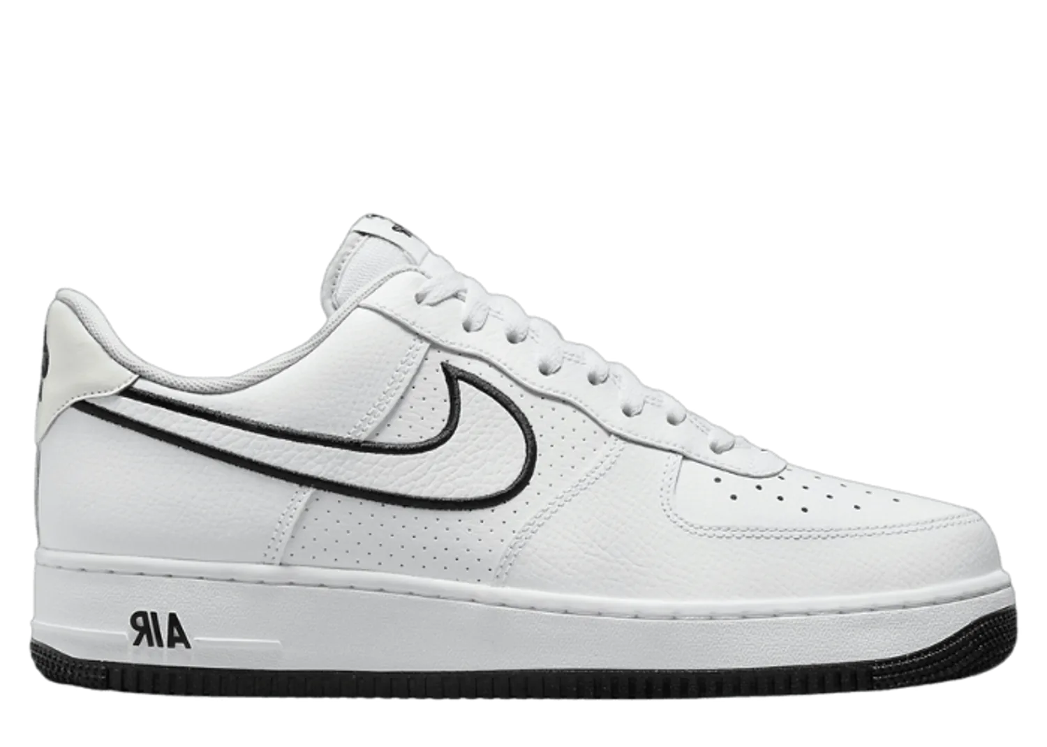 Nike Air Force 1 '07 Low Embroidered Swoosh White Black