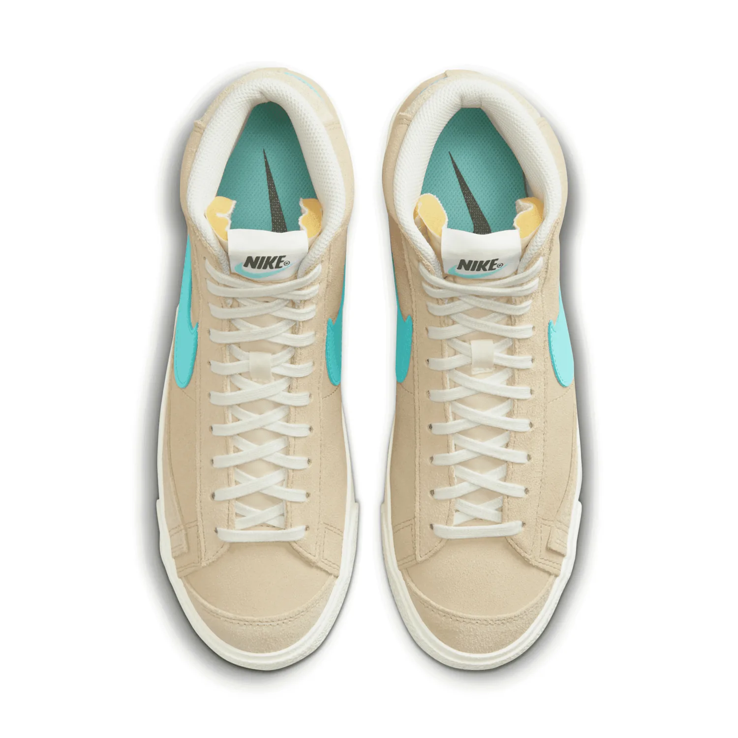 Nike Blazer Mid Tan Blue image 4