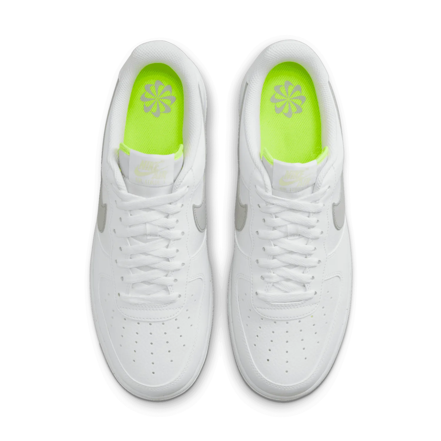 Nike Air Force 1 Low White Grey Volt Lemon image 3