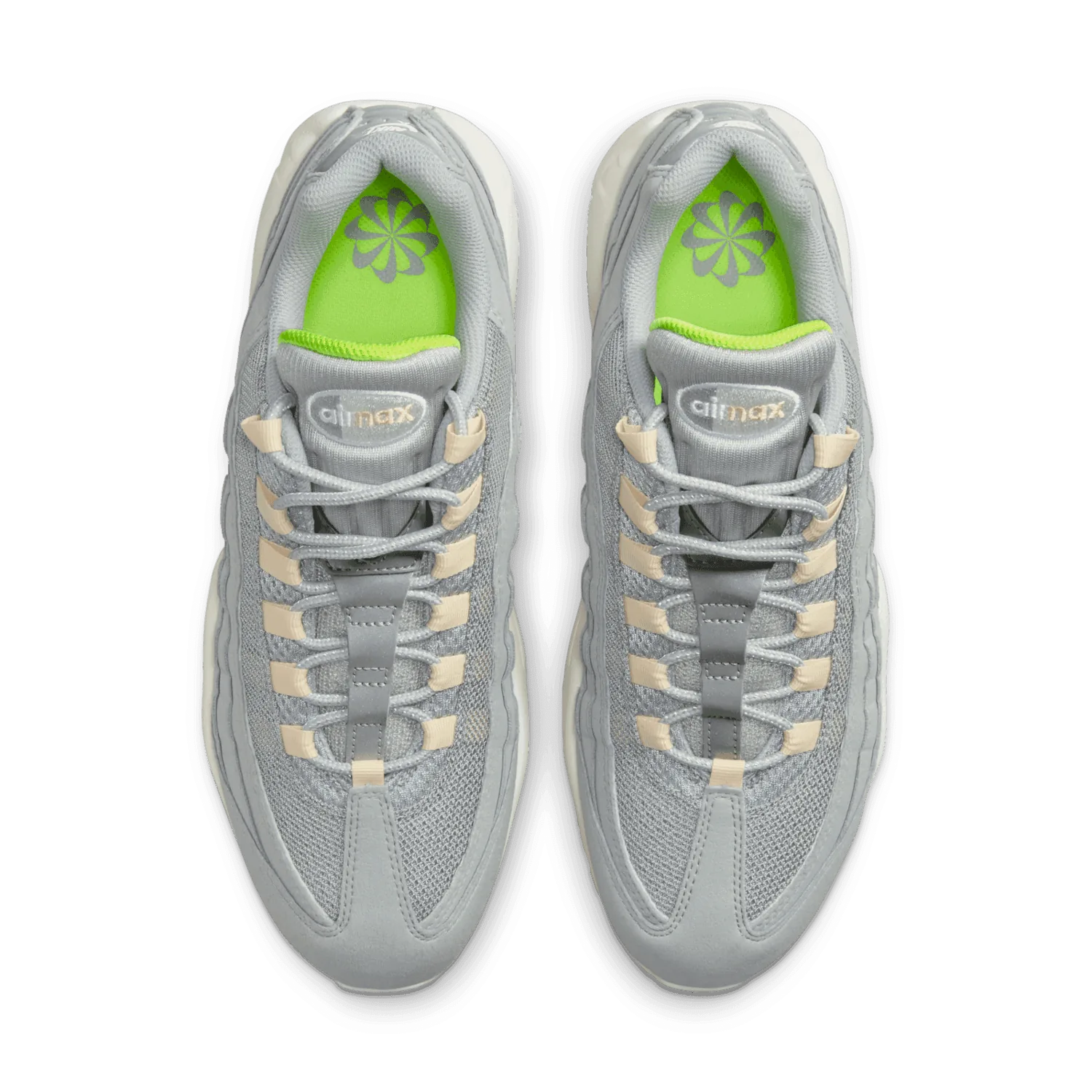 Nike Air Max 95 Grey Beige Volt image 3