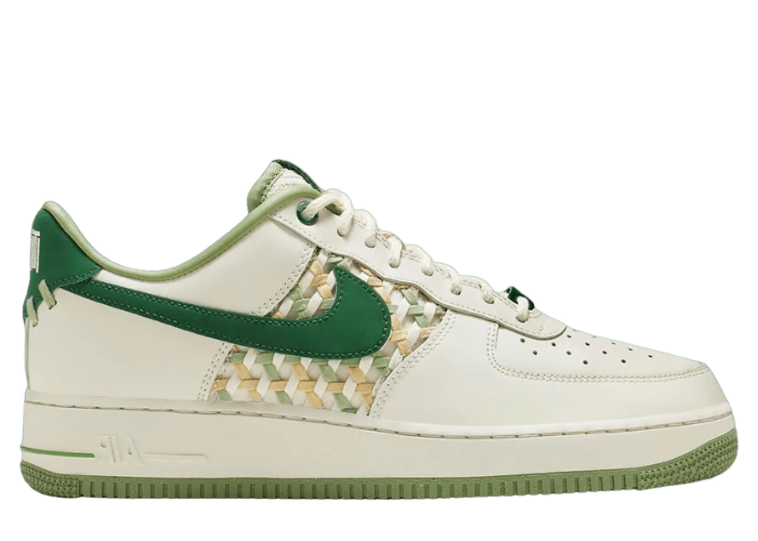 Nike Air Force 1 Low NAI-KE Basket Weave Gorge Green