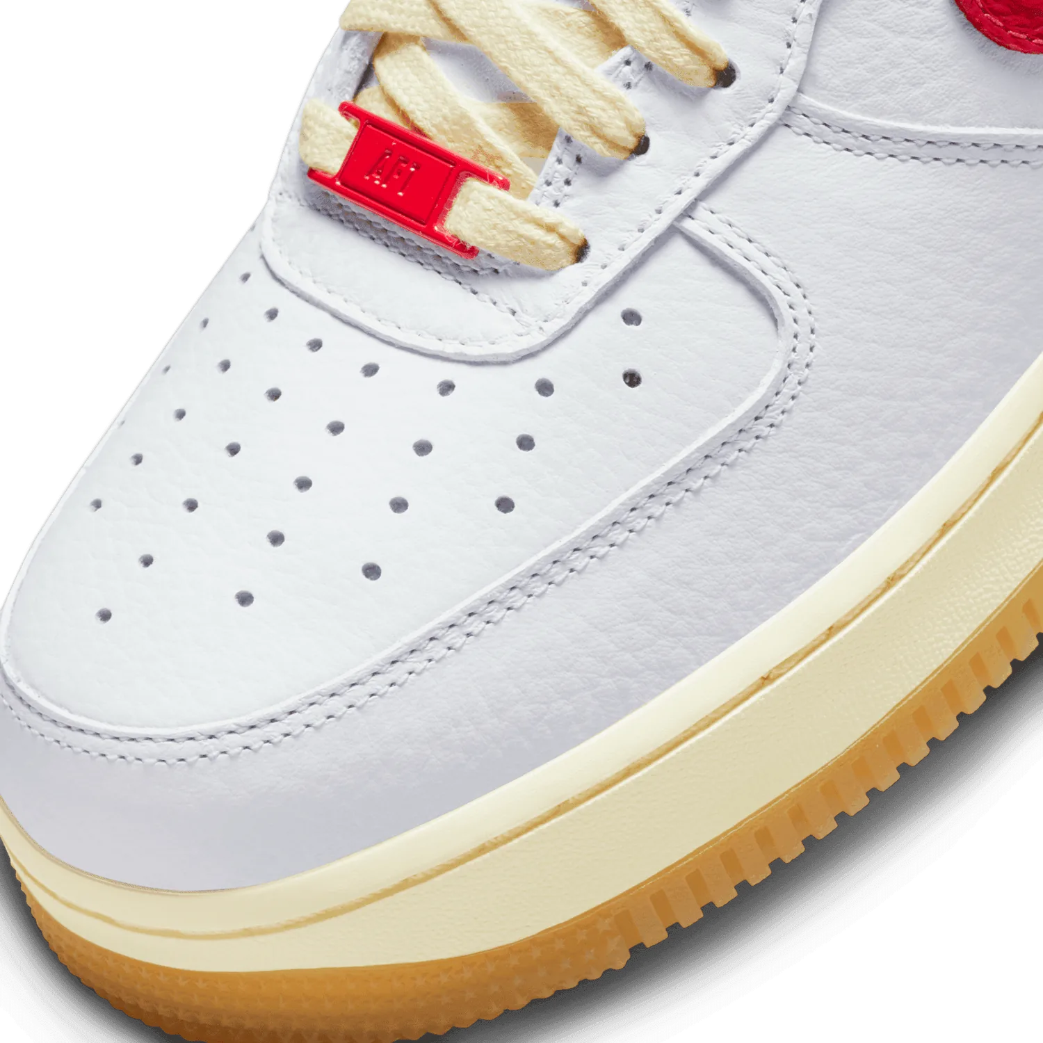 Nike Air Force 1 Low White Red Coconut Milk image 6
