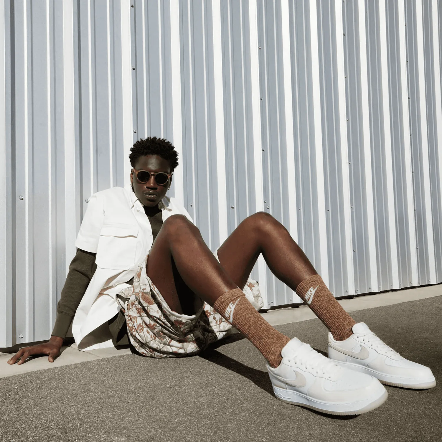 Nike Air Force 1 07 LV8 Light Bone image 8