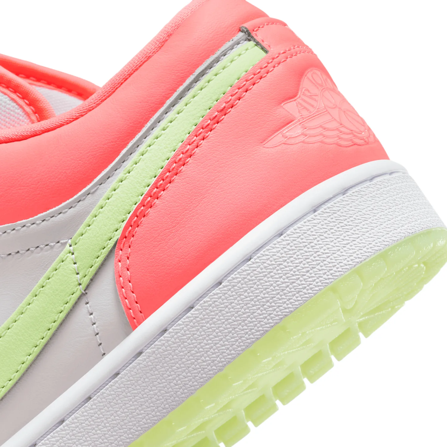 Air Jordan 1 Low SE Lava Glow Barely Volt image 8