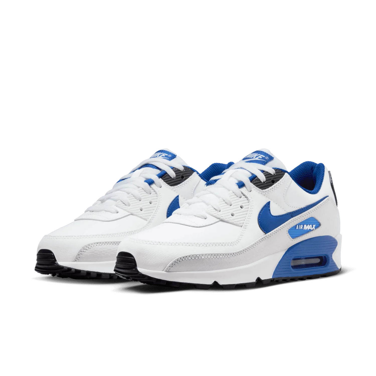 Nike Air Max 90 White Black Royal image 3