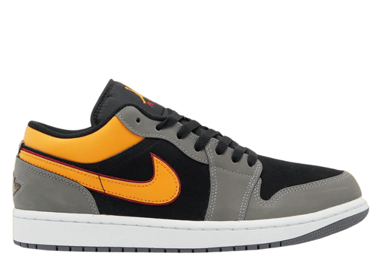 Air Jordan 1 Low SE Light Graphite Vivid Orange Cardinal Red