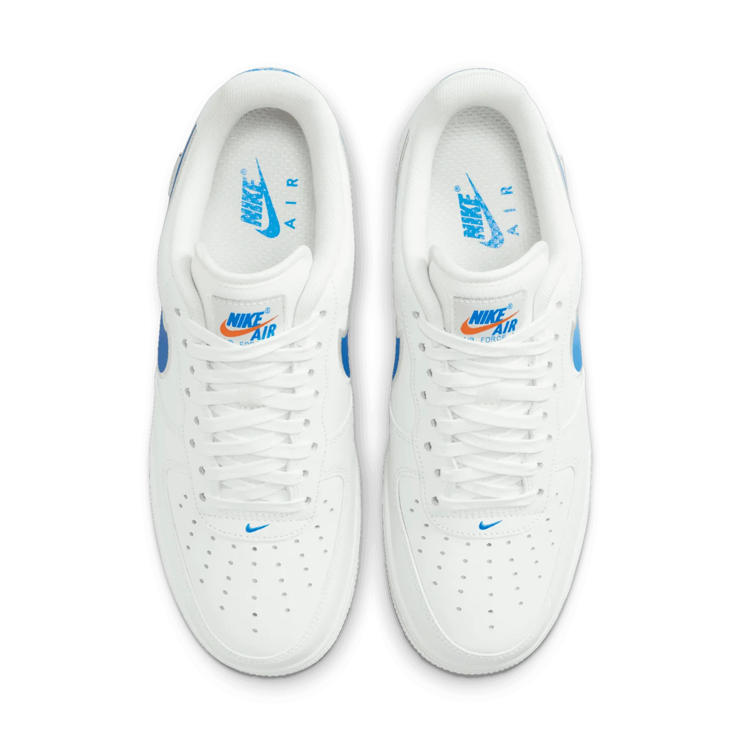 Nike Air Force 1 Low Oversized Swoosh Summit White Photo Blue image 3