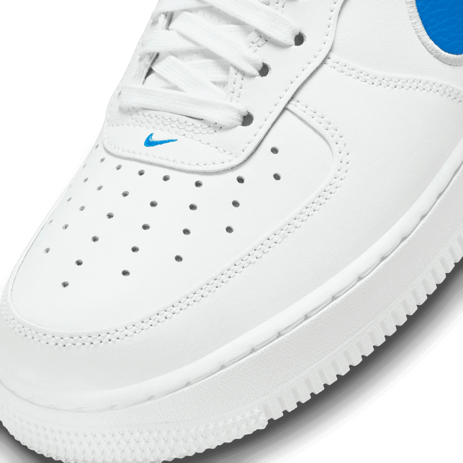 Nike Air Force 1 Low Oversized Swoosh Summit White Photo Blue image 6