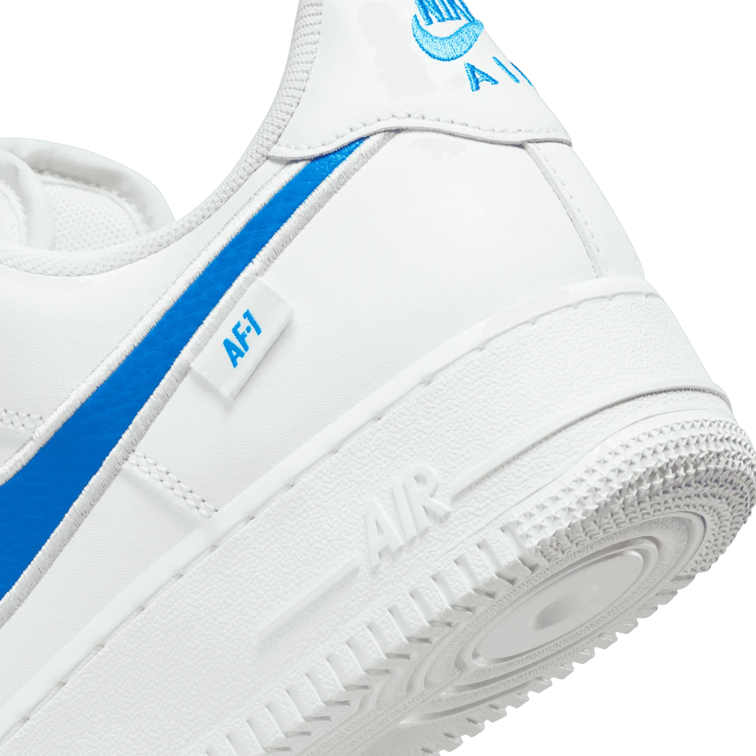 Nike Air Force 1 Low Oversized Swoosh Summit White Photo Blue image 7