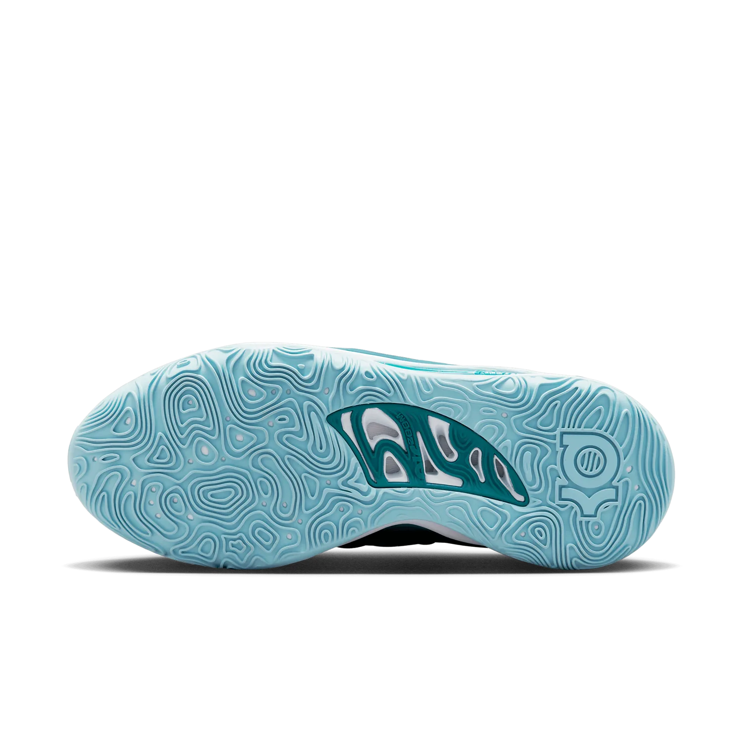 Nike KD 15 White Black Teal image 2