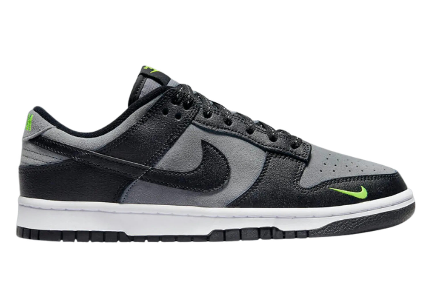 Nike Dunk Low Black Grey Volt