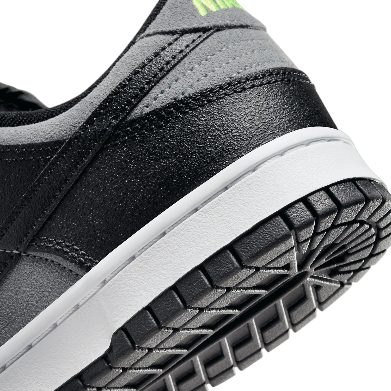 Nike Dunk Low Black Grey Volt image 7