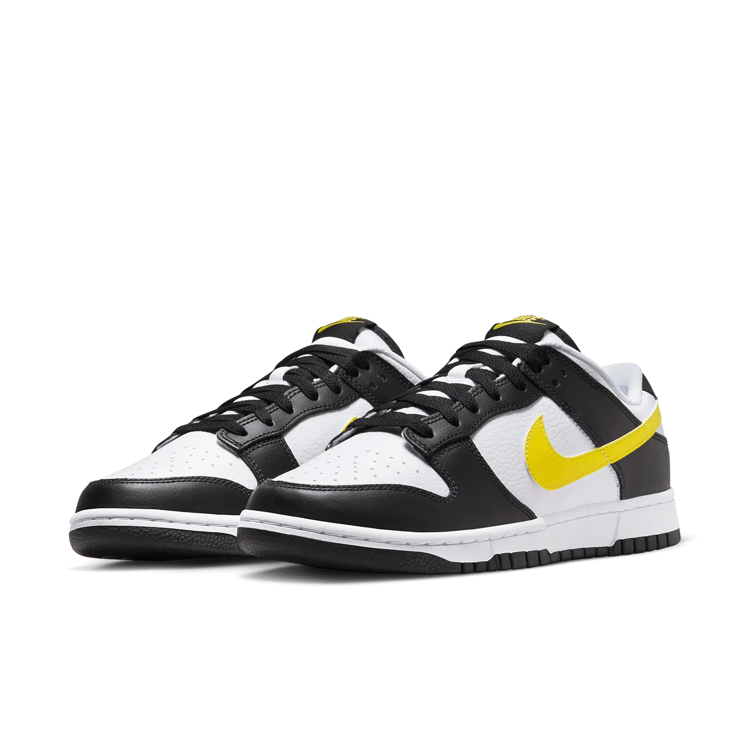 Nike Dunk Low White Black Yellow image 4