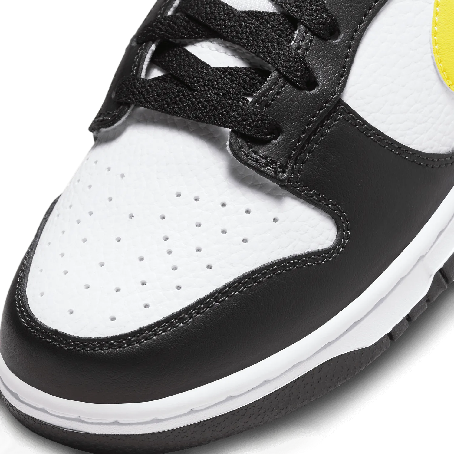 Nike Dunk Low White Black Yellow image 6