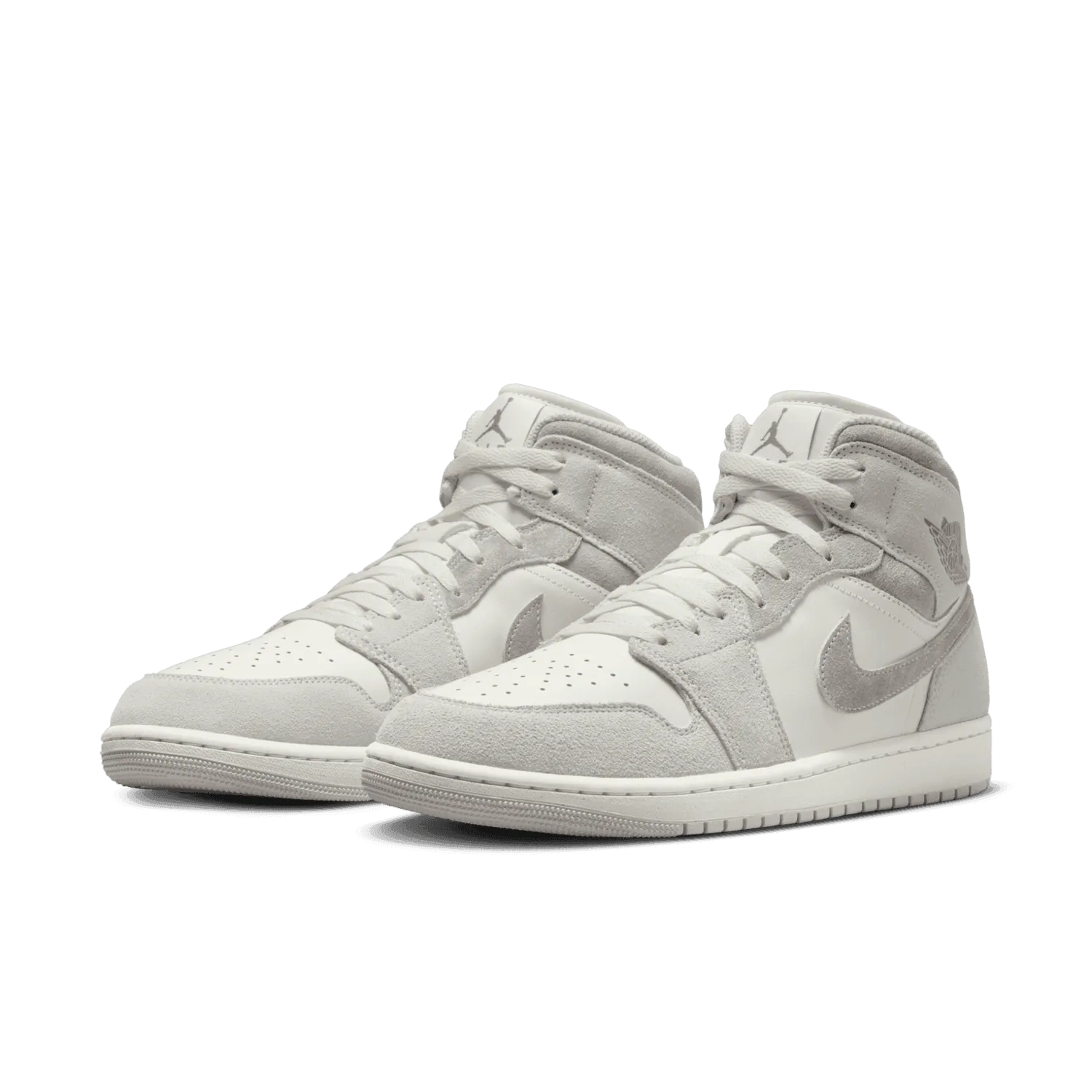 Air Jordan 1 Mid SE Neutral Grey Sail image 3