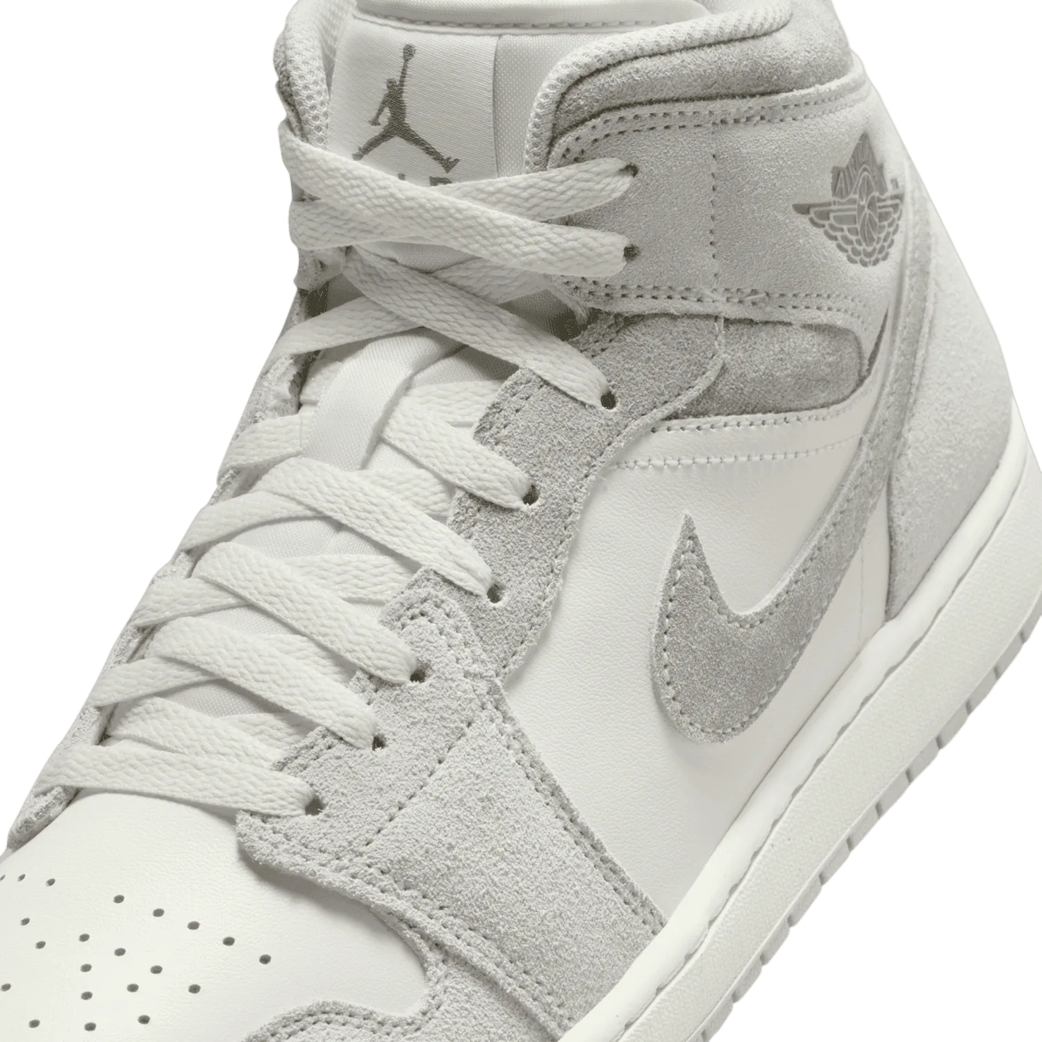 Air Jordan 1 Mid SE Neutral Grey Sail image 5