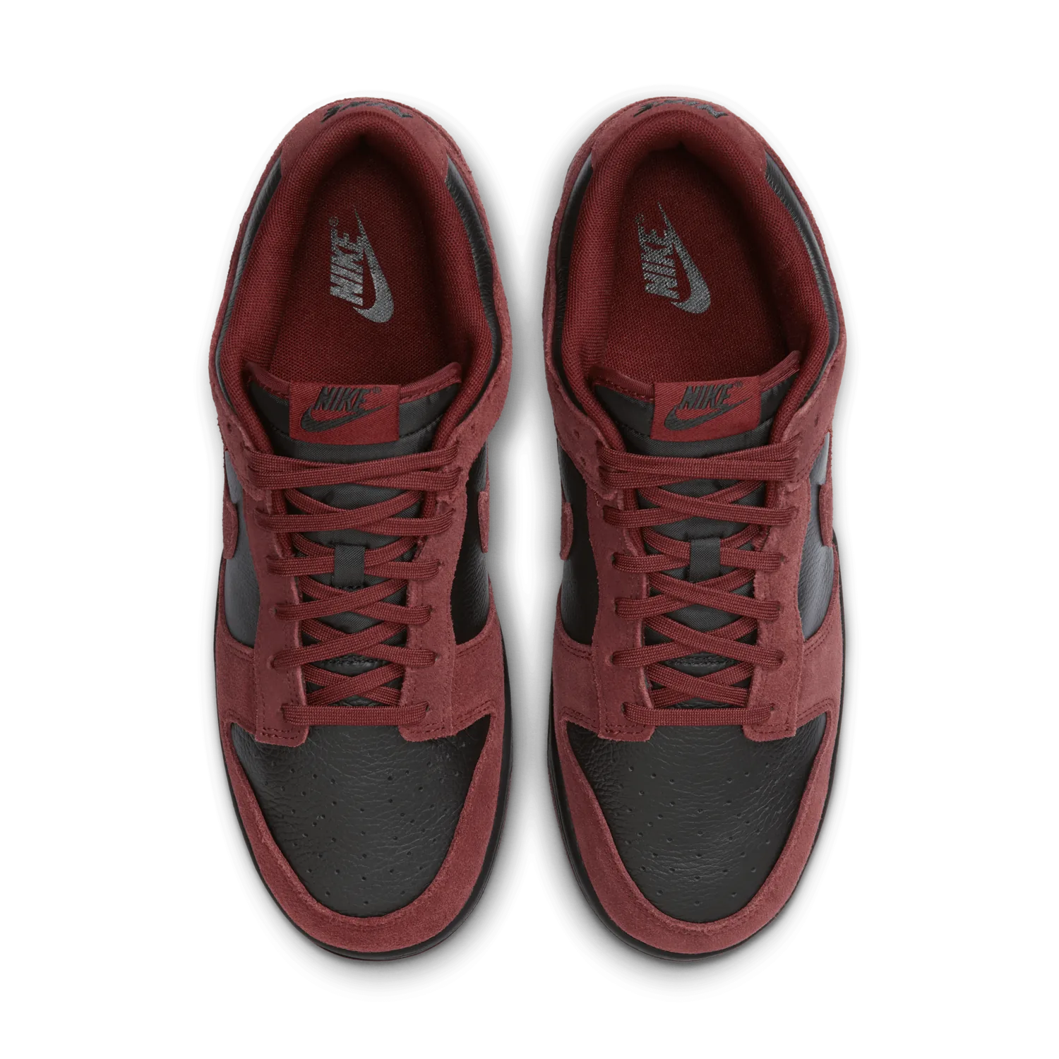 Nike Dunk Low Black Dark Team Red image 7
