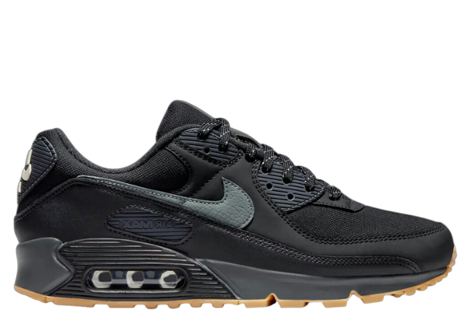 Nike Air Max 90 Black Smoke Grey Gum