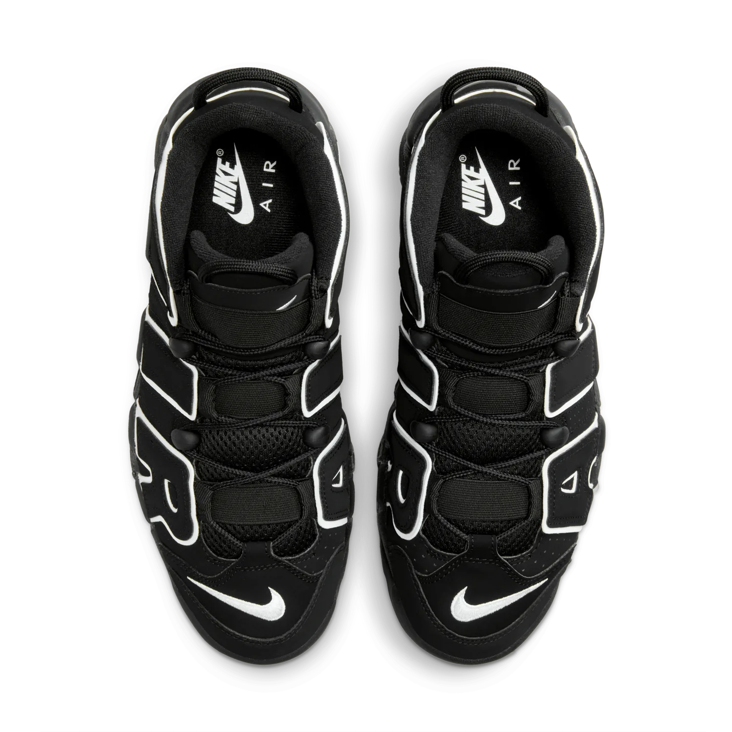 Nike Air More Uptempo Black White image 10