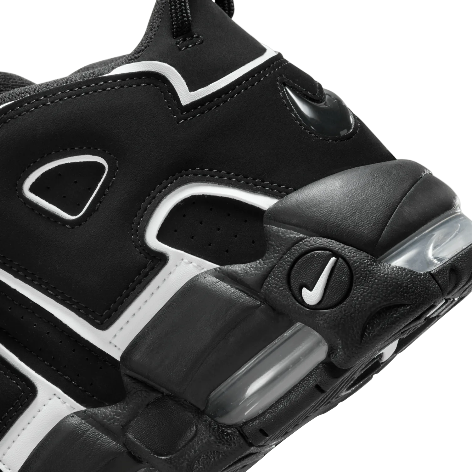 Nike Air More Uptempo Black White image 17
