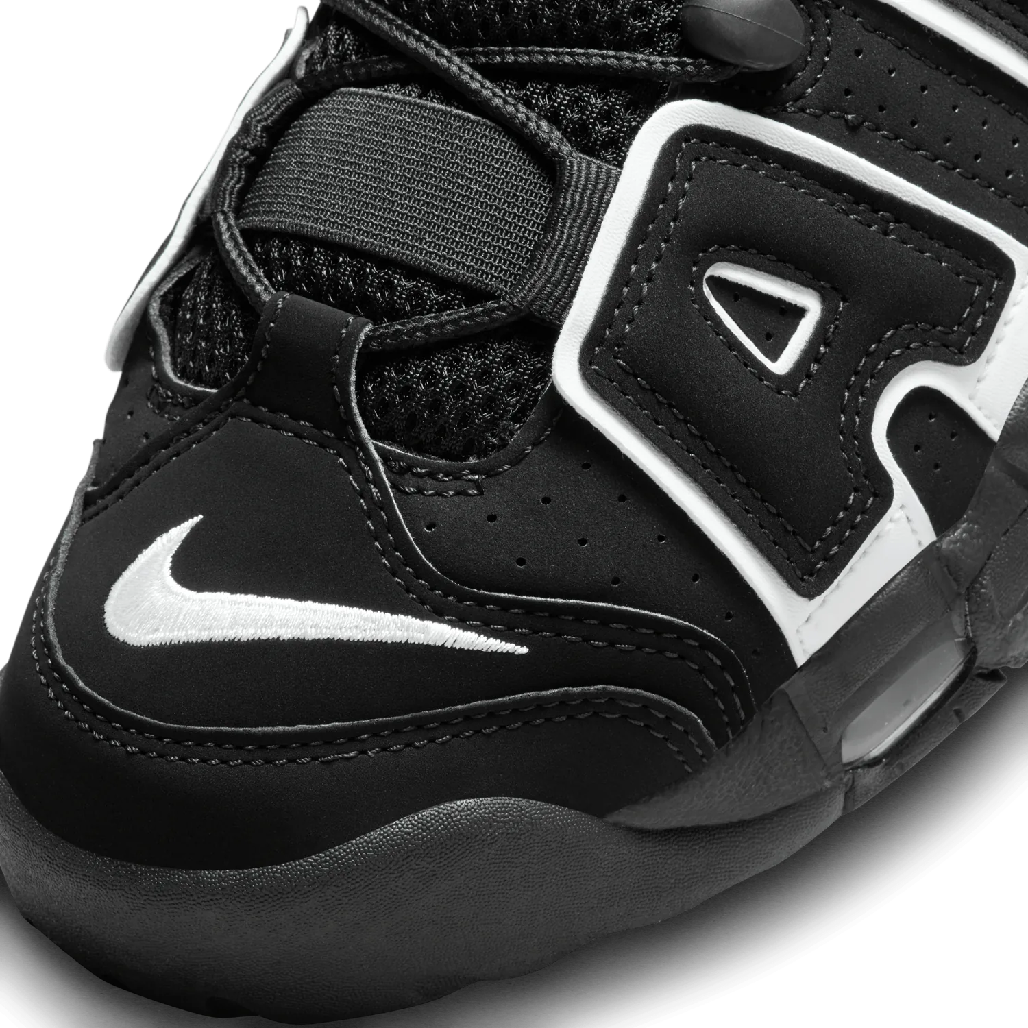 Nike Air More Uptempo Black White image 18