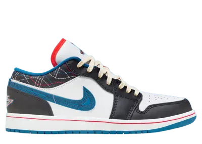 Air Jordan 1 Low SE Black Industrial Blue