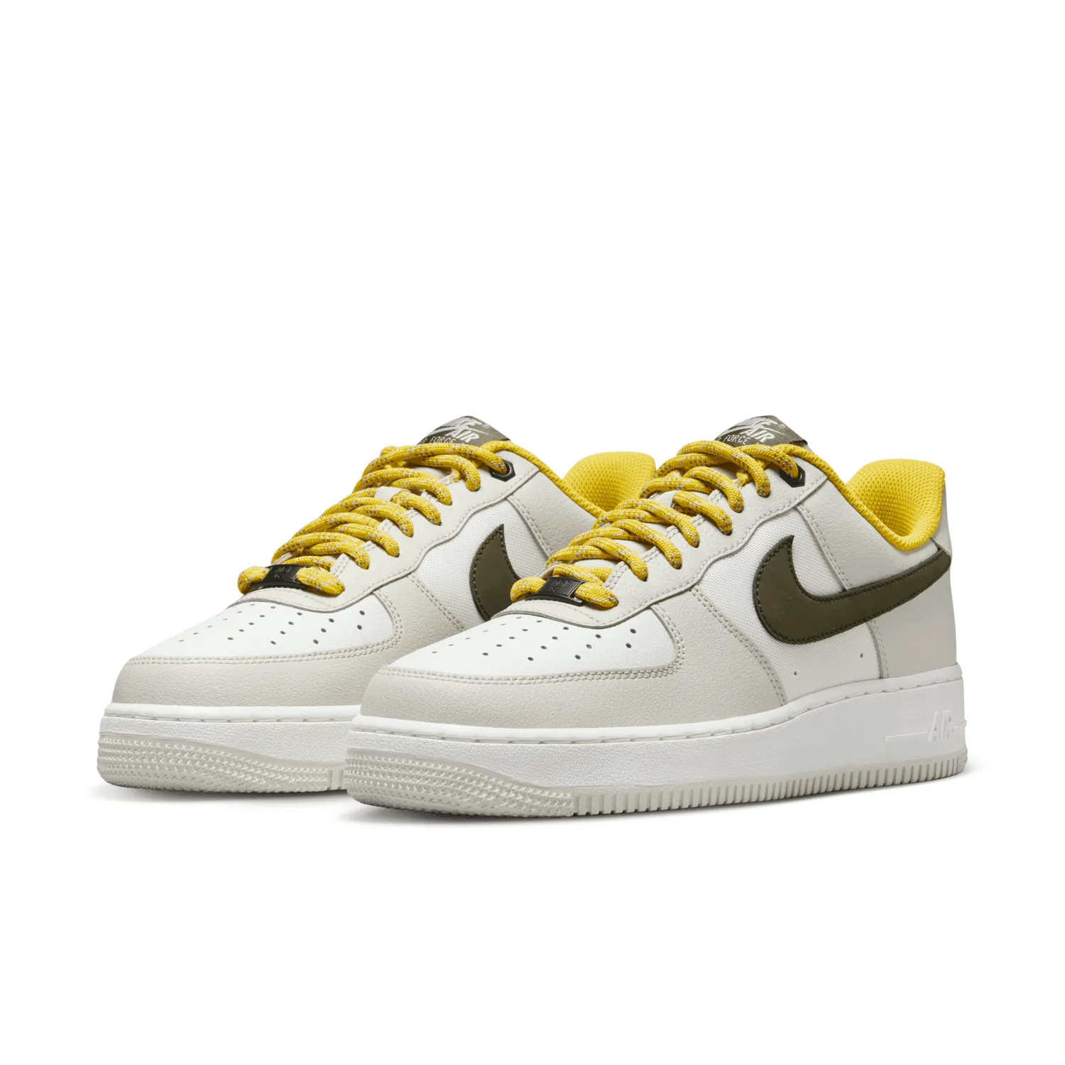 Nike Air Force 1 Low Premium Light Bone Cargo Khaki image 5
